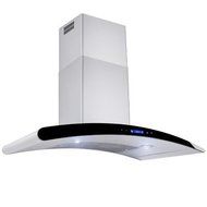 AKDY 36'' 400 CFM Convertible Wall Mount Range Hood N10