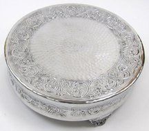 Single-Tier Aluminum Cake Rack, Round - 18.5&quot; Diameter - AL41813