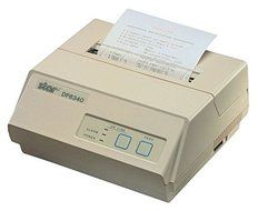 Star Micronics DP8340 Impact Printer, Friction, two-color with tear bar, Serial interface. Color: Putty (Power...