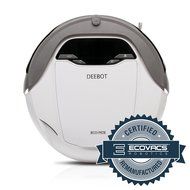 Ecovacs D63S DEEBOT Floor Cleaning Robot, White (Certified Refurbished)