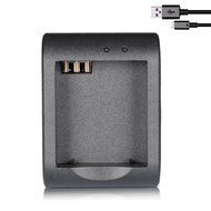 TEKCAM Dual-slot Battery Charger with Micro USB Cable for SJCAM DBPOWER EX5000 14MP Lightdow LD4000 LD6000 1080P... N11