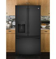 GE Black French-Door Bottom Freezer Refrigerator N9