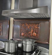 KOBE Range Hoods CHX3830SQB-WM-2 Contemporary Brillia 30" Wall Mount Range Hood, 3-Speed, 650 CFM, LED Lights,... N3