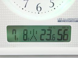 CASIO White TQT-351NJ-7BJF TQT-351NJ-7BJF analog radio alarm clock with temperature hygrometer (Japan Import) N3