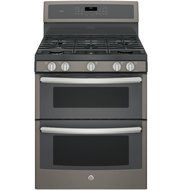 GE PGB960EEJES Profile 30" Slate Gas Sealed Burner Double Oven Range