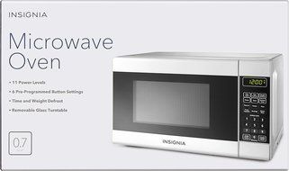 Insignia&trade; - 0.7 Cu. Ft. Compact Microwave - White N4