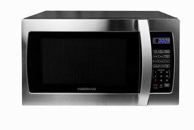 Farberware FMWO13AHTBKE Professional 1000W Microwave Oven, 1.3 cu. ft., Stainless Steel N5