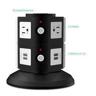 Surge Protector, FlePow 6-Outlet Power Strip Charging Station with 4-Port USB Charger for iPhone, iPad and Others... N3