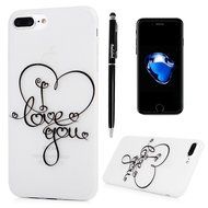 Badalink iPhone 7 Plus Case (5.5") Shockproof Drop Protection Soft TPU Flexible Easy Grip Bumper Slim Protective... N40