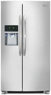 Frigidaire FGHC2355PF Gallery 22.6 Cu. Ft. Stainless Steel Counter Depth Side-By-Side Refrigerator - Energy Star &hellip;
