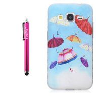 J7 Case, Firefish Colorful Pattern TPU Durable Soft TPU Back [Soft-Flex] [Shock Absorption Technology] Case for... N224