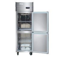 500L 2-Door Reach-in Restaurant Kitchen Stainless Steel Commercial Cabinet Refrigerator Meat Port Beef Steak Freezing... N5