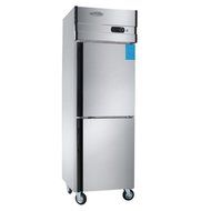 500L 2-Door Reach-in Restaurant Kitchen Stainless Steel Commercial Cabinet Refrigerator Meat Port Beef Steak Freezing... N6