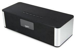HIFI Wireless V4.0 Bluetooth Stereo Speaker with LED Display Multimedia Time Alarm FM Mode(black) N3