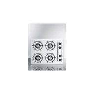 Summit WNL033 24" Wide Gas Cooktop in White, with Four Burners and Gas Spark Ignition; Replaces Wtl033
