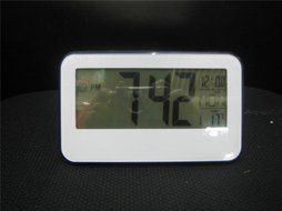 Surborder Shop Digital Alarm Clock Battery Operated with Large Display, Snooze - Travel Alarm Clock and Home Alarm... N24