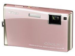 Nikon Coolpix S60 10MP Digital Camera with 5x Optical Vibration Reduction (VR) Zoom (Champagne Pink) N4