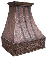 Copper Best H7 302236H Copper Range Hood Wall Mount 30 Inches Elgent Design for Unique Homes