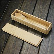 Natural Wooden Fork Spoon Chopstick Cutlery with Portable Box N4