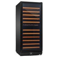 KingsBottle 50 Bottle Dual Zone Wine Cooler, Black N34