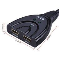 Tendak HDMI Splitter 1 in 2 out HDMI Splitter Amplifier for Dual Display Support Ultra HD 4K x 2K, 3D, Full HD... N22