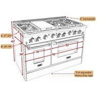 Professional 6.7 Cu. Ft. Gas Convection Range N5