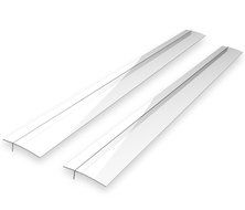 Kohzie Silicone Stove Counter Gap Cover WHITE, Stove Gap, Gap cap for stoves (Set of 2) N6