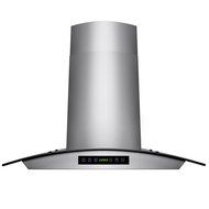 Golden Vantage 30" Wall Mount LED Display Touch Control High Quality Stainless Steel/Tempered Glass Vent Ductless... N15
