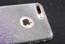 iPhone 7 2016 Bling Case,IKASEFU Creative 3 Layer Glitter Skin+Tpu+PC Glorious Silicone Bumper Case Cover for... N64
