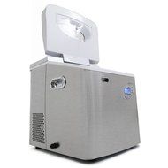 Whynter IMC-491DC Portable Ice Maker with Water Connection, 49 lb. Capacity, Stainless Steel N6