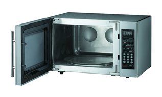 Stainless Steel Finish Digital Countertop Microwave, 6 Pre-programmed Functions, 1100 Watts, 1.3 Cubit Foot N2