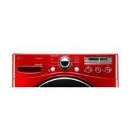 LG "Wild Cherry Red" Steam Laundry Pair with Matching Pedestals and ELECTRIC Dryer (WM2650HRA, DLEX2650R, WDP4R) N3