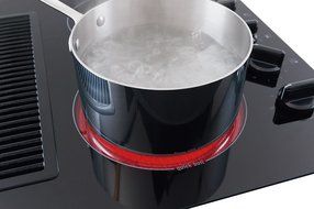 Frigidaire 30" Smoothtop Electric Black Cooktop with Built-In 500 CFM Downdraft Exhaust and Pro-Select&reg; Controls... N7