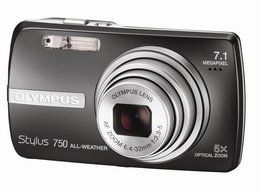 Olympus Stylus 750 7.1MP Digital Camera with Digital Image Stabilized 5x Optical Zoom and CCD Shift Stabilization... N2