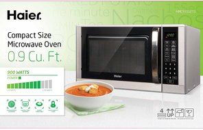 Haier HMC935SESS Stainless Steel Countertop Microwave Oven, 900-watt N11