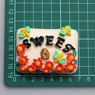 Sher Sweet Flowers Chocolate Silicone Molds,Cake Molds,Soap Molds,Decoration Tools Bakeware N3