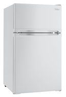 Danby DCR031B1BSLDD 3.1 cu. ft. 2 Door Compact Refrigerator, Steel N7