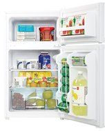 Danby DCR031B1BSLDD 3.1 cu. ft. 2 Door Compact Refrigerator, Steel N8
