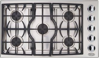 DCS CTD-365-SSL Cooktop 36, 5 Burner, LP Gas