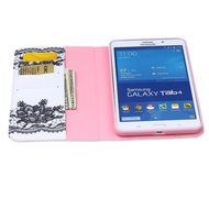 Galaxy Tab 4 10.1 Case, High Quality PU Leather Wallet Case [Card Slots] Damage Resistance and Kickstand Feature... N394
