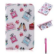 Galaxy Tab 4 10.1 Case, High Quality PU Leather Wallet Case [Card Slots] Damage Resistance and Kickstand Feature... N405