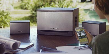 Thonet and Vander Laut Bluetooth 340 Watt Wood Multimedia Audio Speaker System, 2.1 Stereo Speakers with Integrated... N5