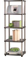 Convenience Concepts Designs2Go X-Tra Storage 5-Tier Media Tower, Black N2