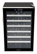 Whynter WC-282TS 28 Bottle Touch Control Freestanding Wine Cooler, Black with Stainless Steel Trim N2