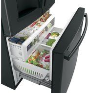 GE Black French-Door Bottom Freezer Refrigerator N10