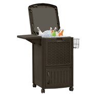 Suncast Cooler Station with Cabinet
