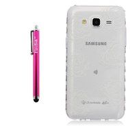J7 Case, Firefish Colorful Pattern TPU Durable Soft TPU Back [Soft-Flex] [Shock Absorption Technology] Case for... N262