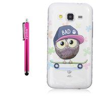 J7 Case, Firefish Colorful Pattern TPU Durable Soft TPU Back [Soft-Flex] [Shock Absorption Technology] Case for... N263