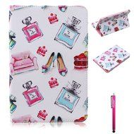 Galaxy Tab 4 10.1 Case, High Quality PU Leather Wallet Case [Card Slots] Damage Resistance and Kickstand Feature... N457