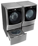 LG TurboWash Series Power Pair Special-Mega Capacity Laundry System with Twin Wash SideKick Pedestal Washer and... N2